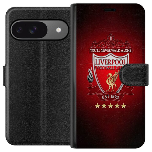 Google Pixel 9 Pro Tegnebogsetui YNWA Liverpool