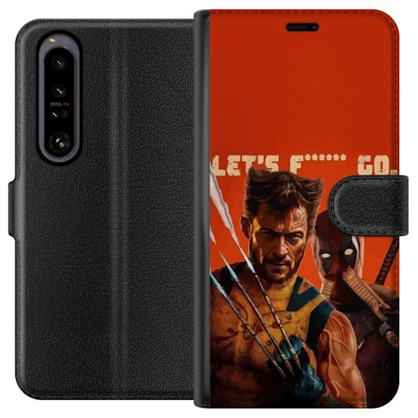 Sony Xperia 1 IV Lommeboketui Deadpool & Wolverine