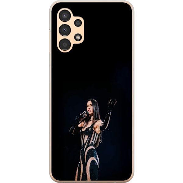 Samsung Galaxy A13 Läpinäkyvä kuori Dua Lipa – Pop Star A