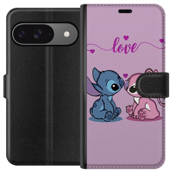 Google Pixel 9 Pro Tegnebogsetui Lilo & Stitch – Angel Edition