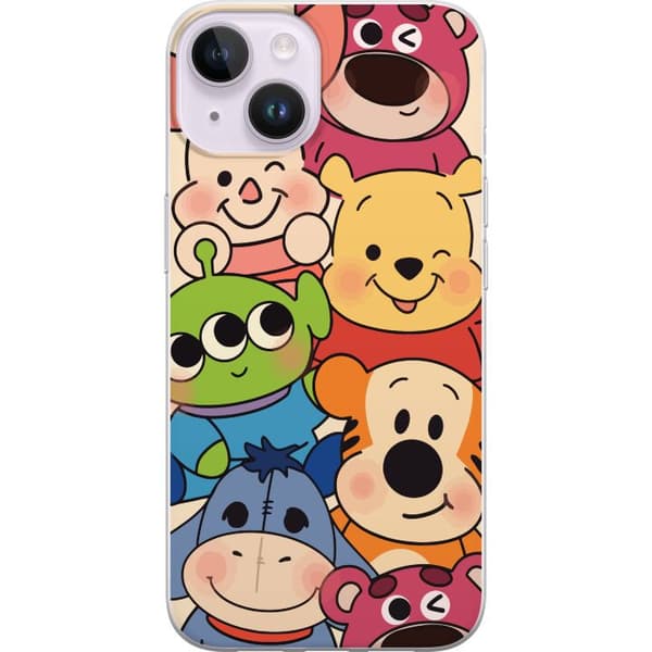 Kompatibelt Mobildeksel til Apple iPhone 14 Nalle Puh og venner