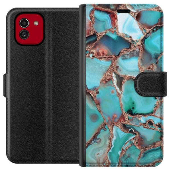 Kompatibel Tegnebogsetui til Samsung Galaxy A03 Santorini