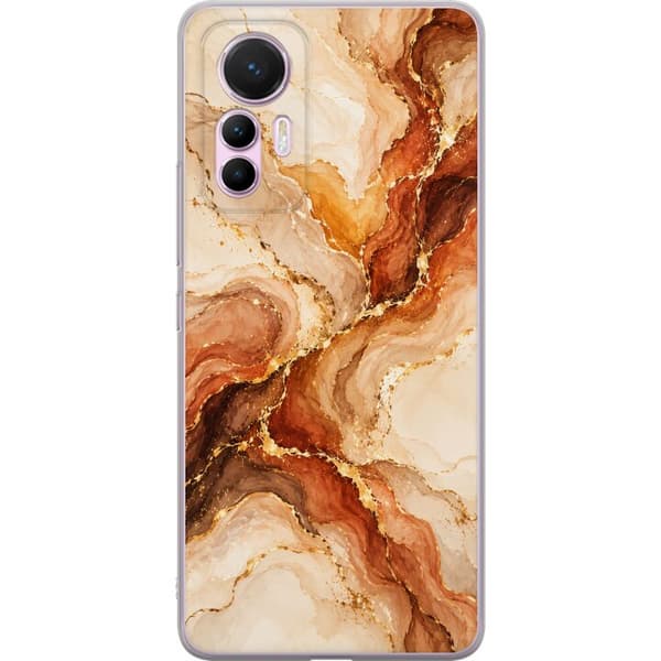 Kompatibelt Mobildeksel til Xiaomi 12 Lite Høstagat beige