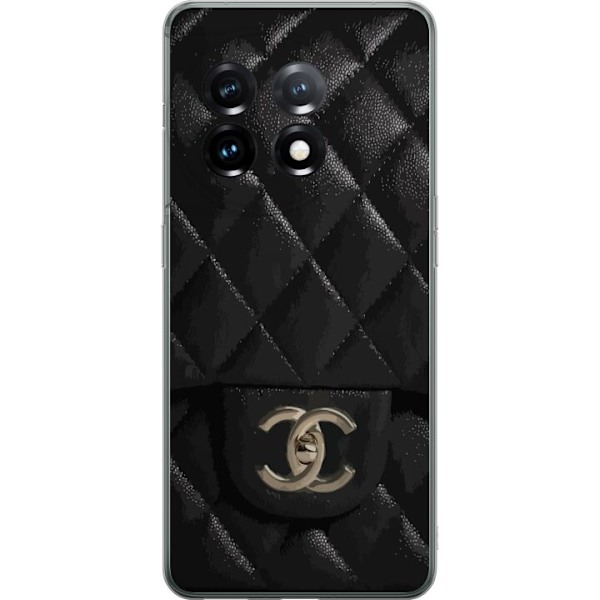 OnePlus 11 Gennemsigtig cover Chanel Sort