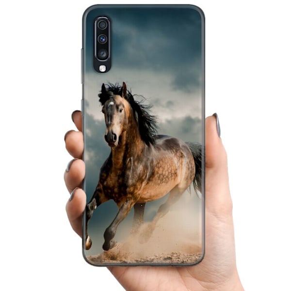 Samsung Galaxy A70 TPU Mobilcover Hest