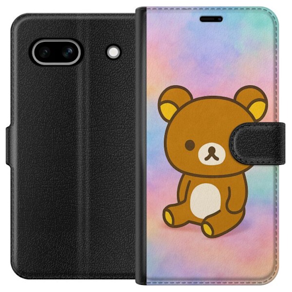 Google Pixel 7a Lompakkokotelo Kawaii Sanrio Rilakkuma