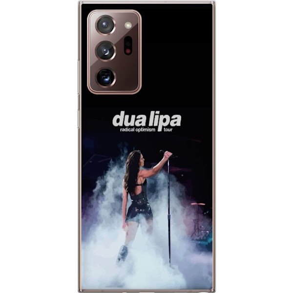 Samsung Galaxy Note20 Ultra Läpinäkyvä kuori Dua Lipa – Signature Looks & Vibes