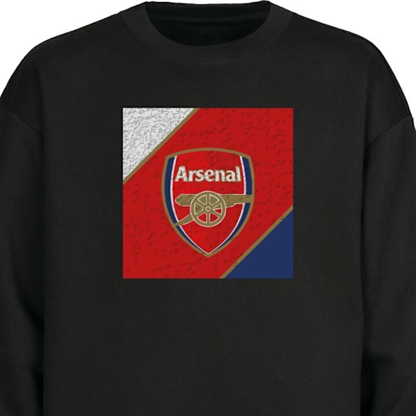 Sweatshirt til Voksne | Klassisk Collegebluse Arsenal sort M