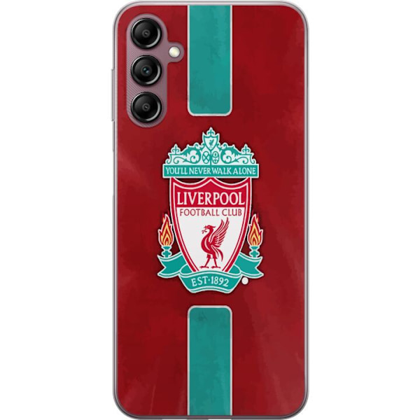 Samsung Galaxy A14 5G Genomskinligt Skal Liverpool FC – Klassisk Fotbollsstolthet i Rött