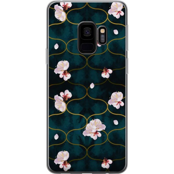 Samsung Galaxy S9 Gjennomsiktig deksel Blomster