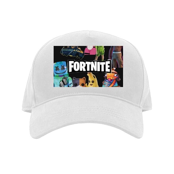 Caps for Barn | Komfortabel Justerbar Barn-Caps Fortnite hvit Barn