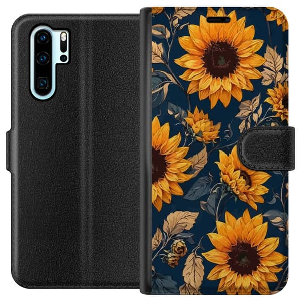 Kompatibel Tegnebogsetui til Huawei P30 Pro Solsikker