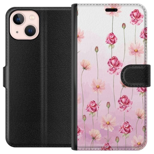 Kompatibelt Lommeboketui til Apple iPhone 13 mini Rosebladets hvisking