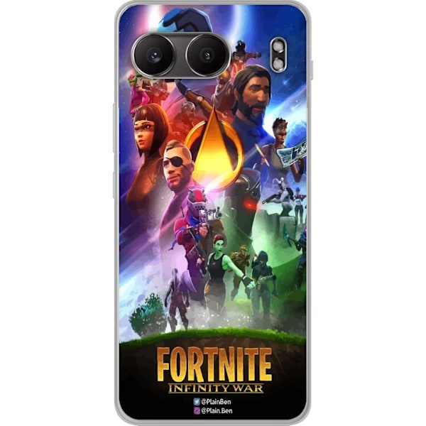 OnePlus Nord 4 Gjennomsiktig deksel Fortnite