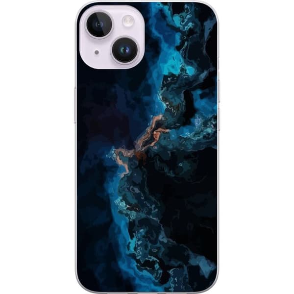 Kompatibelt Mobildeksel til Apple iPhone 14 Galakse Marmor