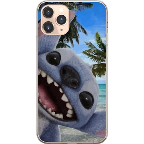 Apple iPhone 11 Pro Genomskinligt Skal Stitch mobilskal med Palmer i söt vänskapsdesign