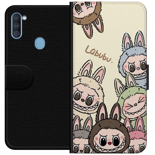Samsung Galaxy A11 Lompakkokotelo Labubu Pastel Collection