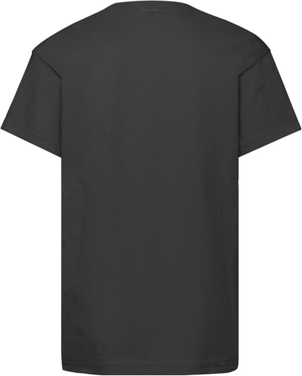 Børne T-shirt Sort 3-4 År Røde hvide og sorte linjer, der danner en dyb geometrisk perspektivtunnel sort 3-4 År