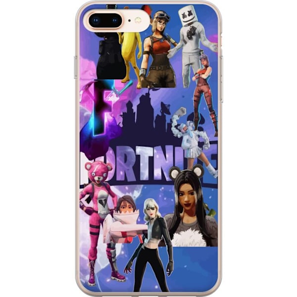 Apple iPhone 7 Plus Gennemsigtig cover Fortnite