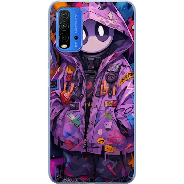 Xiaomi Redmi Note 9 4G Gennemsigtig cover Anime