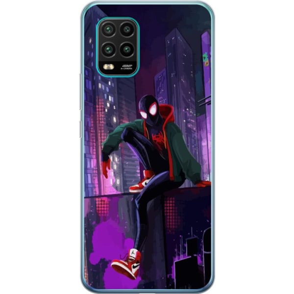 Xiaomi Mi 10 Lite 5G Gennemsigtig cover Fortnite - Spider-Man