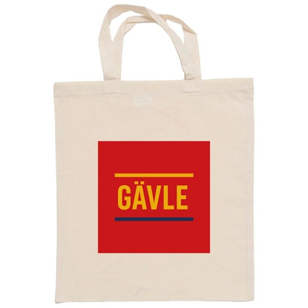 Mulepose | Holdbar Indkøbstaske i Stof Gävle - Hockey Beige one size