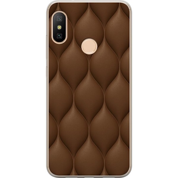 Xiaomi Redmi 6 Pro Genomskinligt Skal Cocoa Scales