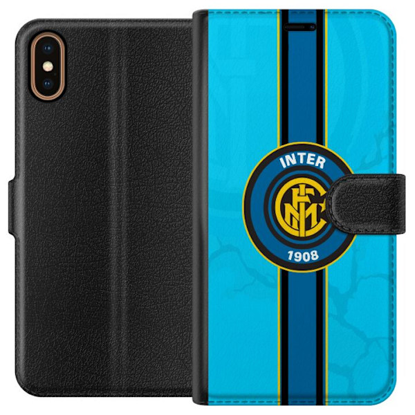 Apple iPhone XS Tegnebogsetui Inter Milan