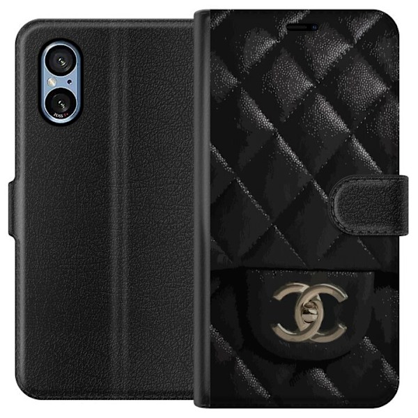 Sony Xperia 10 VI Tegnebogsetui Chanel Sort