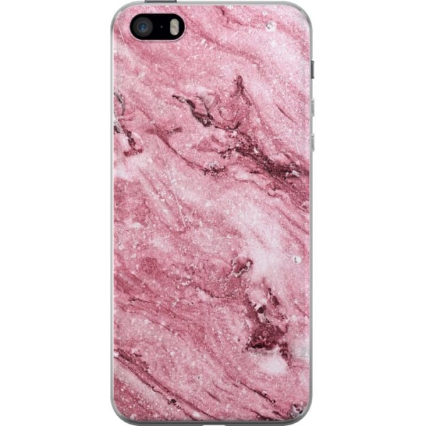 Apple iPhone 5s Gennemsigtig cover Glitter Marmor