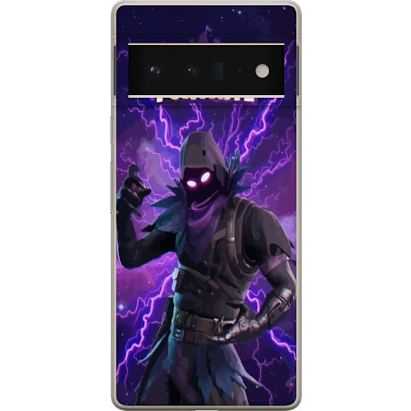 Google Pixel 6 Pro Läpinäkyvä kuori Fortnite Raven