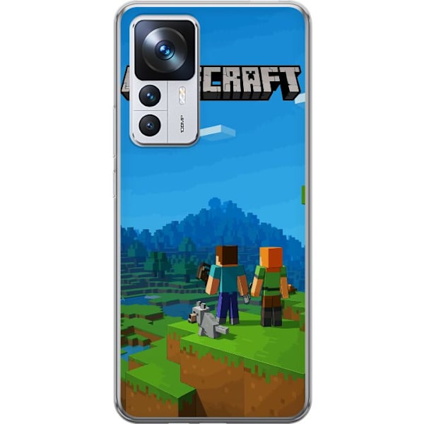 Xiaomi 12T Läpinäkyvä kuori Minecraft Key Art