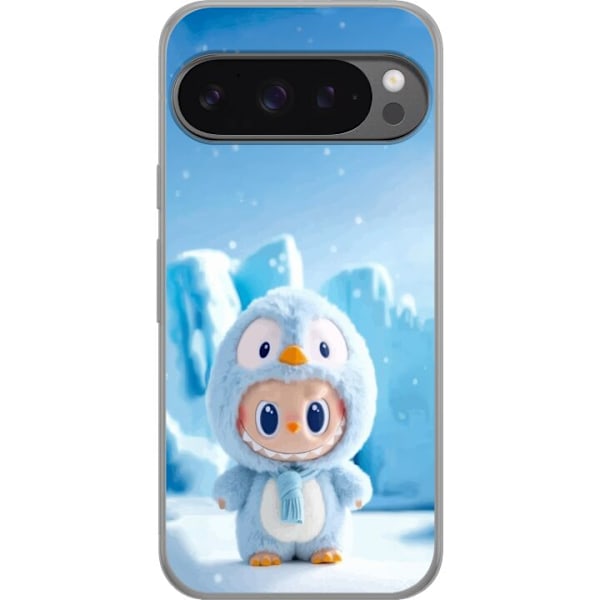 Google Pixel 9 Pro XL Läpinäkyvä kuori musta ritari fortnit