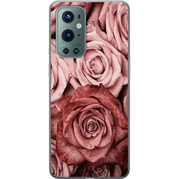 OnePlus 9 Pro Genomskinligt Skal Rosor