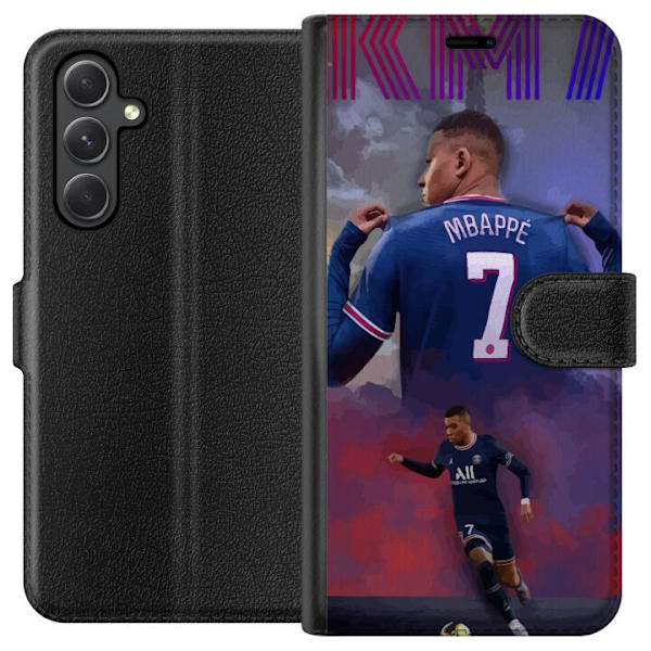 Samsung Galaxy A05s Lompakkokotelo MAP Jalkapallo Design Graafinen Kuviointi Moderni Urheiluaihe Trendikäs Jalkapallo Suosittu Graafinen Tyyli Motiiv