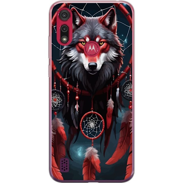 Motorola Moto E6s (2020) Gennemsigtig cover Ulven