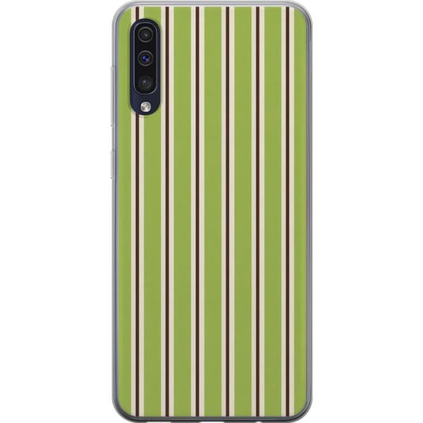 Kompatibel Mobilcover til Samsung Galaxy A50 Matcha Stripe grøn