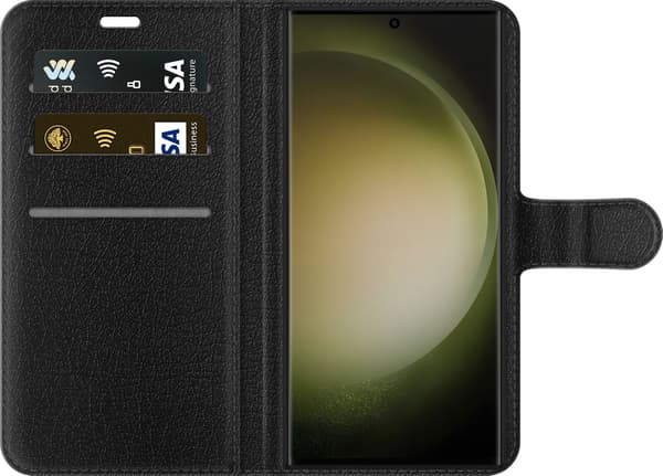 Kompatibel Tegnebogsetui til Samsung Galaxy S23 Ultra Grå spelkonsol grå
