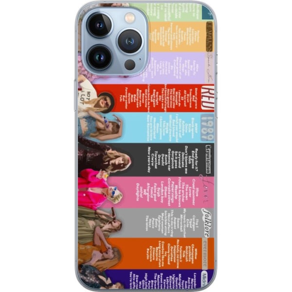 Apple iPhone 13 Pro Max Gennemsigtig cover Taylor Swift
