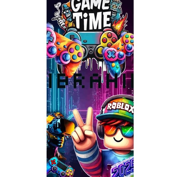 Kompatibelt Lommeboketui til Apple iPhone 13 Pro Neon gamer-kunst