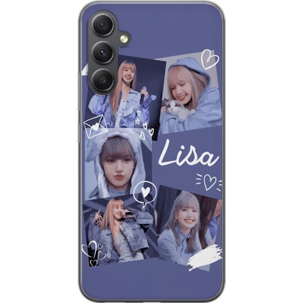 Samsung Galaxy A15 5G Läpinäkyvä kuori Lisa Blackpink – Aesthetic K-pop Queen