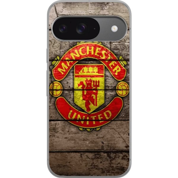 Google Pixel 9 Gjennomsiktig deksel Manchester United FC