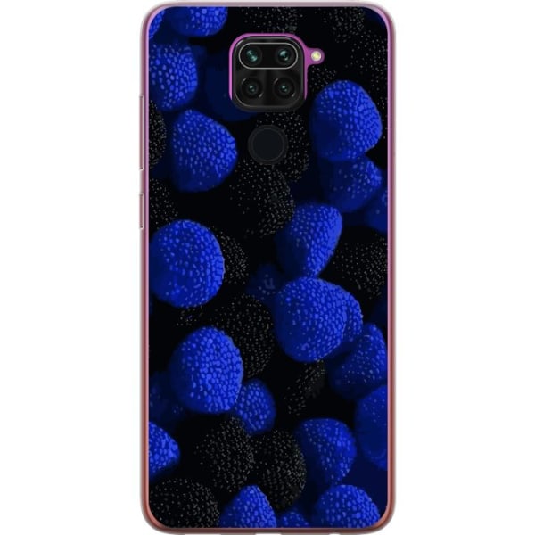 Xiaomi Redmi Note 9 Gennemsigtig cover Blå Slikstykker