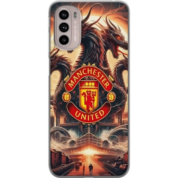 Motorola Moto G41 Gjennomsiktig deksel Manchester United