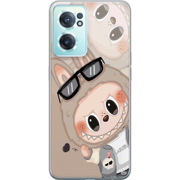 OnePlus Nord CE 2 5G Genomskinligt Skal Labubu Rainbow Chaos