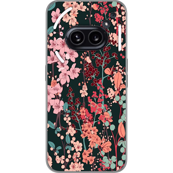 Nothing Phone (2a) Gjennomsiktig deksel Blomster