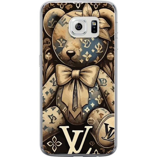 Samsung Galaxy S6 edge Genomskinligt Skal Teddy Vuitton