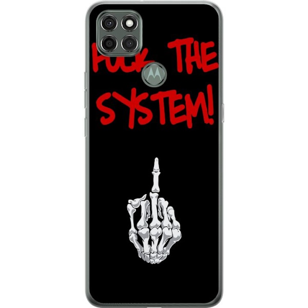 Motorola Moto G9 Power Gennemsigtig cover Fuck System