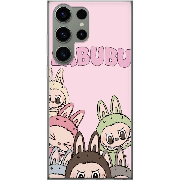Samsung Galaxy S23 Ultra Läpinäkyvä kuori Labubu Pop Mart Hahmot Keräilykohteet Suosittu Hahmosarja Suunnittelu Pop Mart Leikkikalutaide Aihe