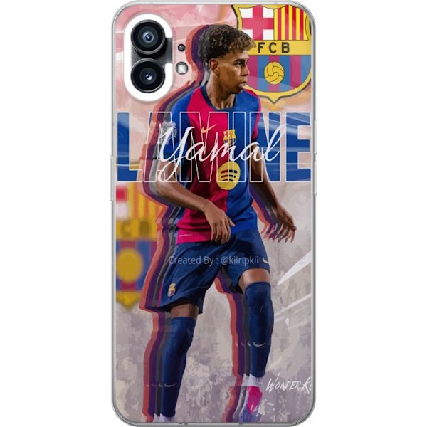 Nothing Phone (1) Gennemsigtig cover Lamine Yamal FCB